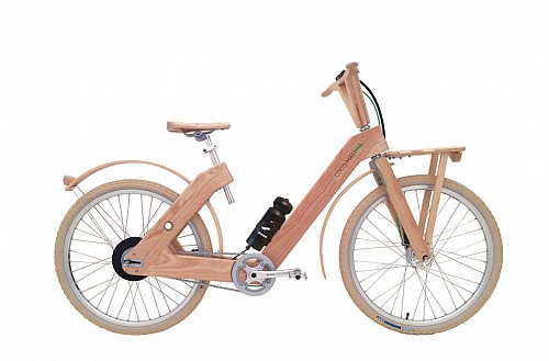 Ξύλινο ποδήλατο Πηνελόπη E-bike
